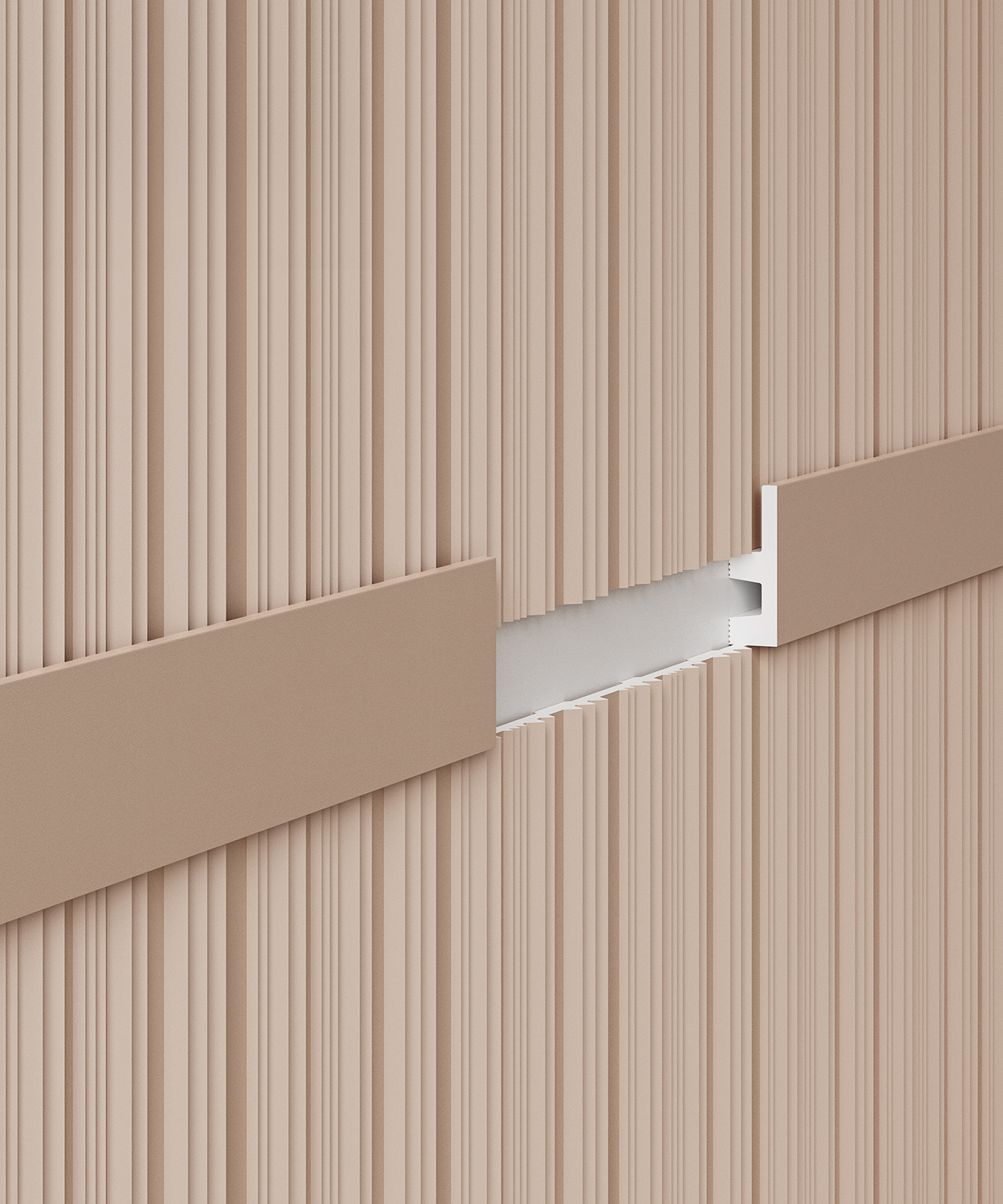 Стеновая панель под покраску Cosca Decor RP005 2800×156×12 фото в интерьере