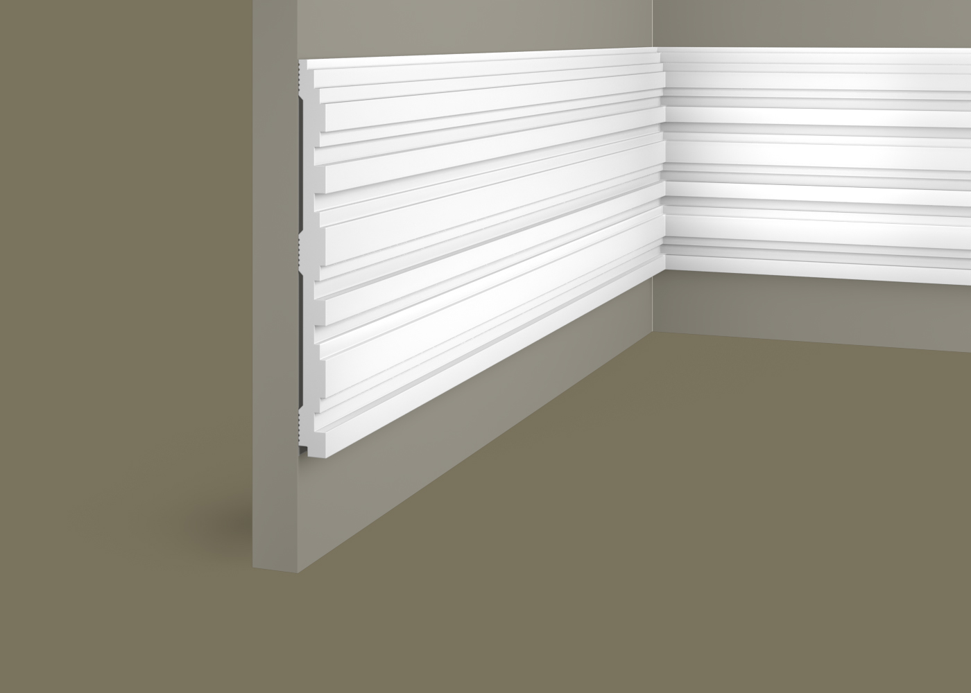 Стеновая панель под покраску Cosca Decor RP006 2800×156×12