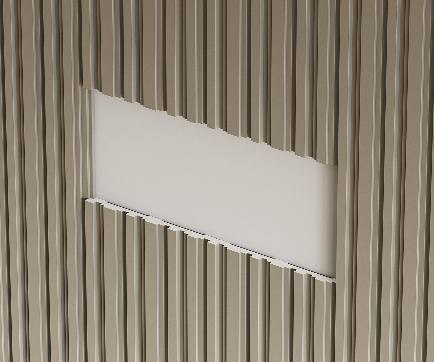 Стеновая панель под покраску Cosca Decor RP006 2800×156×12 фото в интерьере