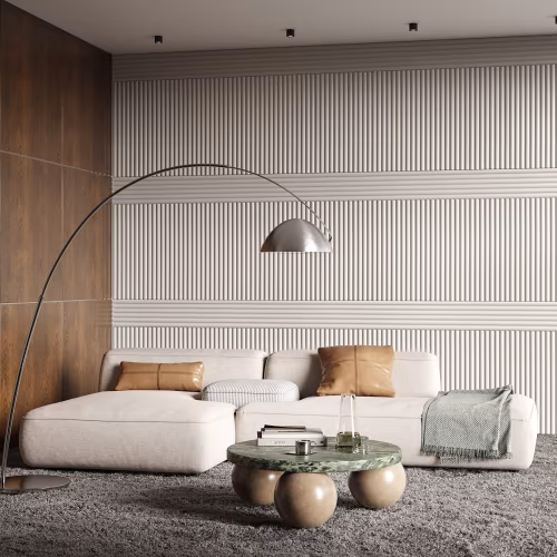 Стеновая панель под покраску Cosca Decor RP013 2800×156×12