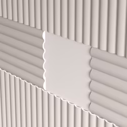 Стеновая панель под покраску Cosca Decor RP013 2800×156×12