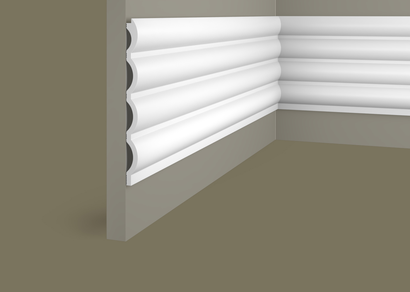 Стеновая панель под покраску Cosca Decor RP013 2800×156×12