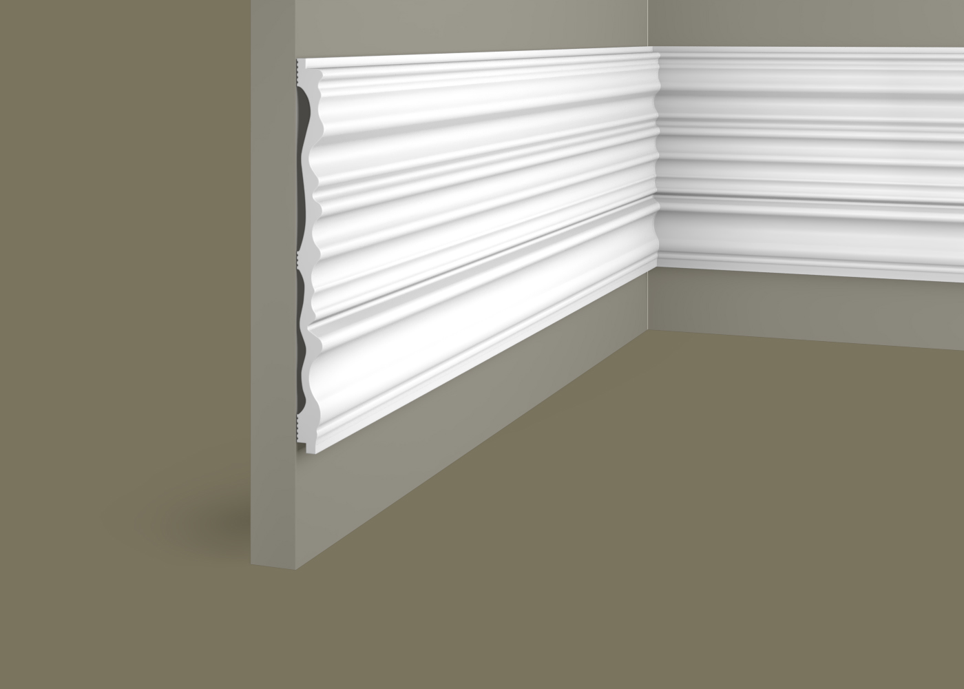 Стеновая панель под покраску Cosca Decor RP014 2800×156×12