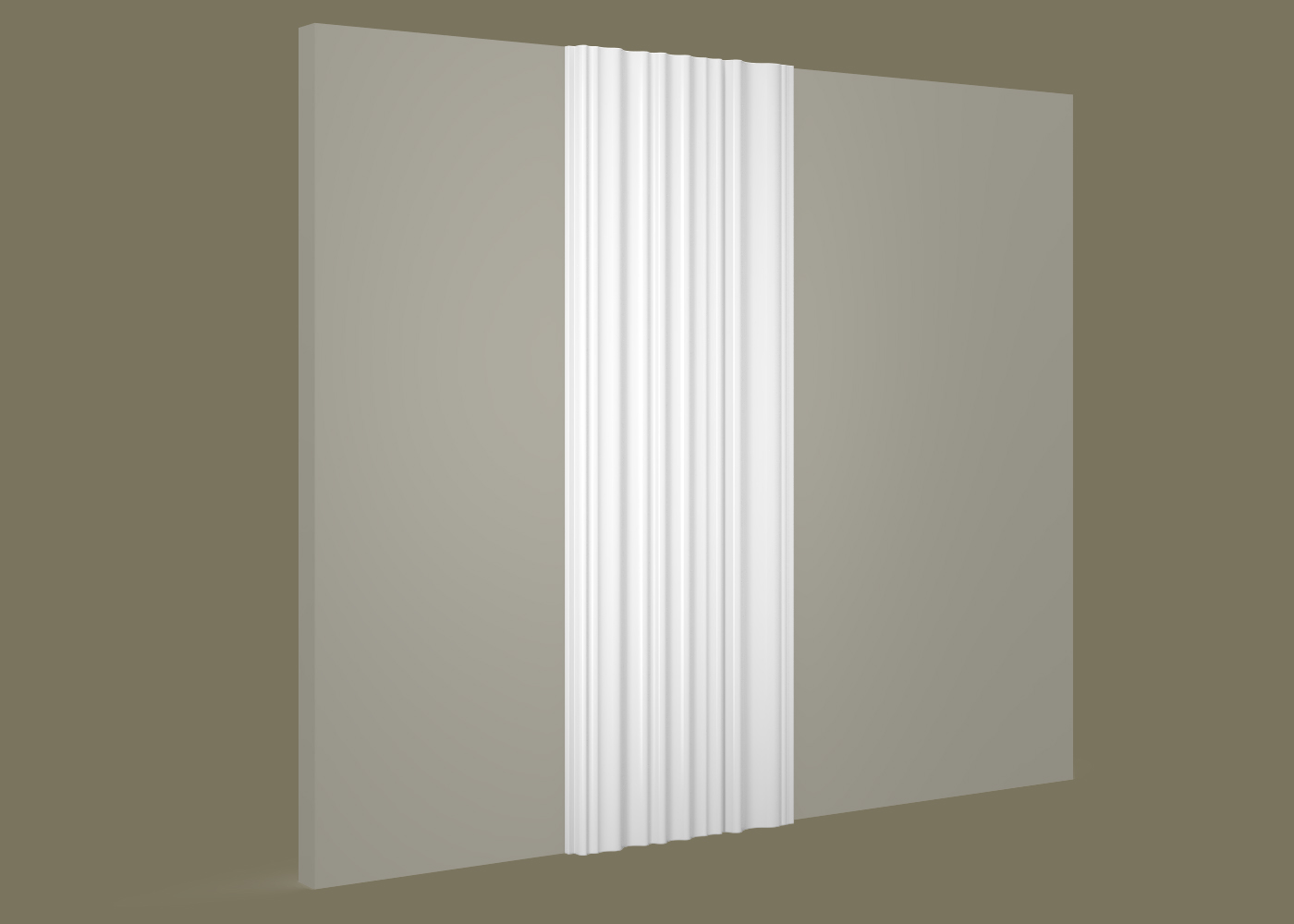 Стеновая панель под покраску Cosca Decor RP014 2800×156×12