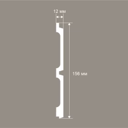 Стеновая панель под покраску Cosca Decor RP015 2800×156×12