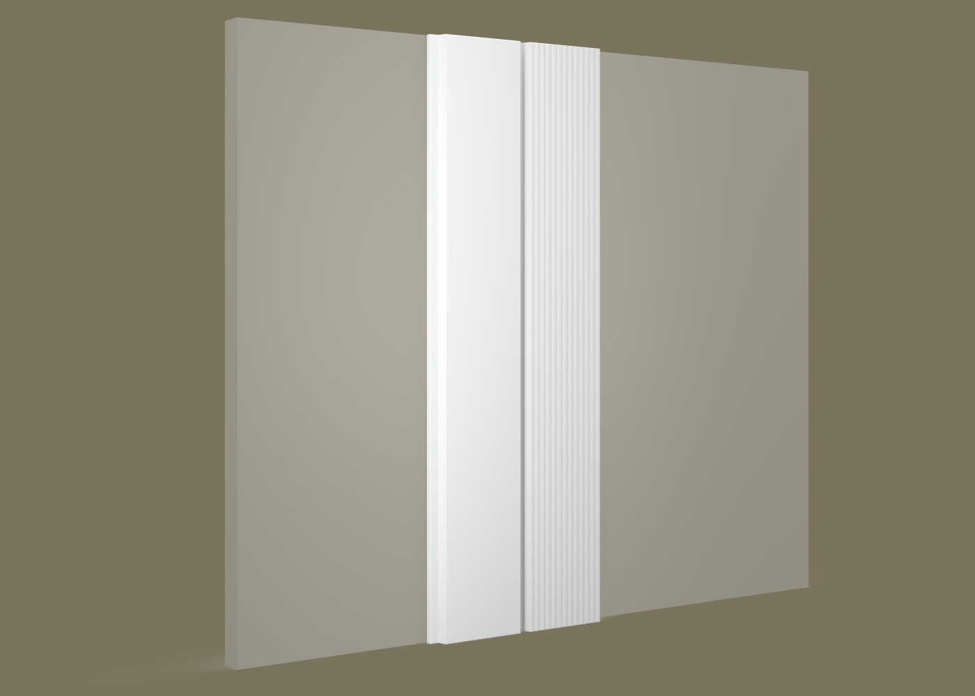 Стеновая панель под покраску Cosca Decor RP016 2800×156×12