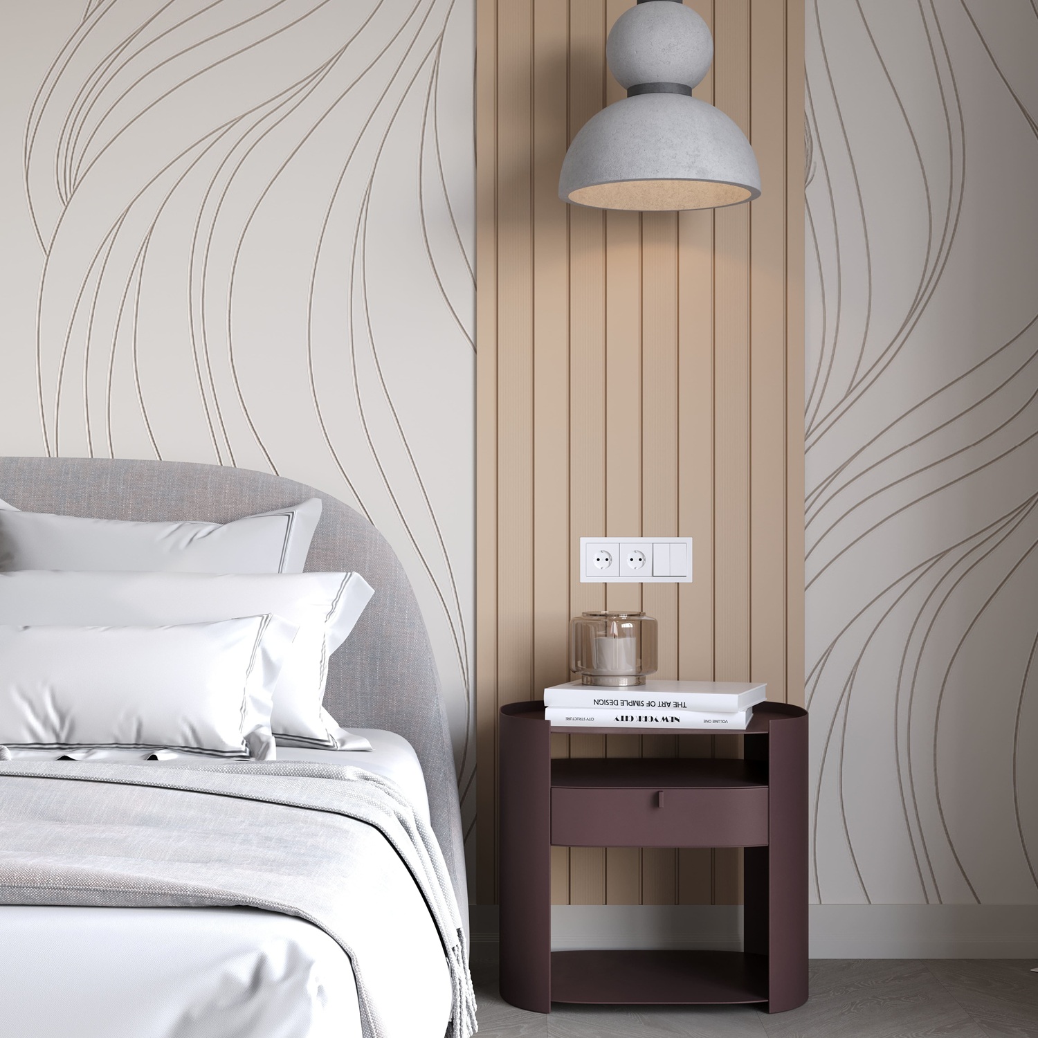 Стеновая панель под покраску Cosca Decor RP016 2800×156×12 фото в интерьере