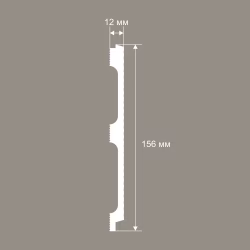 Стеновая панель под покраску Cosca Decor RP017 2800×156×12