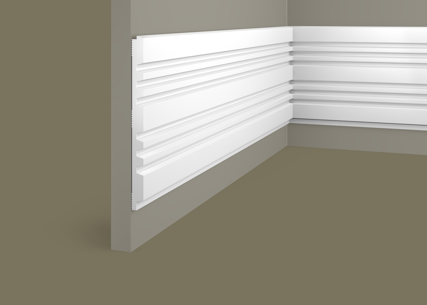 Стеновая панель под покраску Cosca Decor RP021 2800×156×12