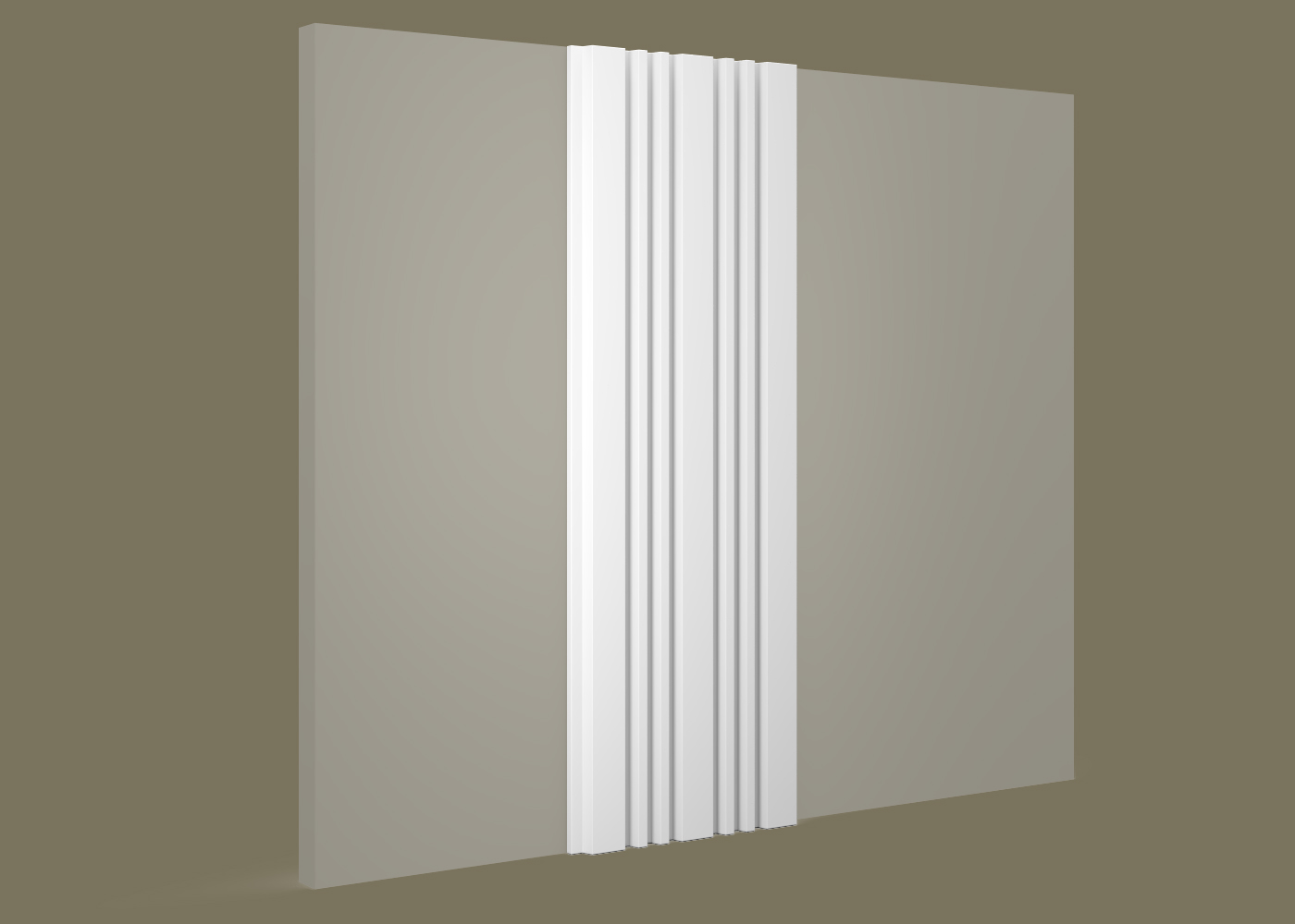 Стеновая панель под покраску Cosca Decor RP021 2800×156×12