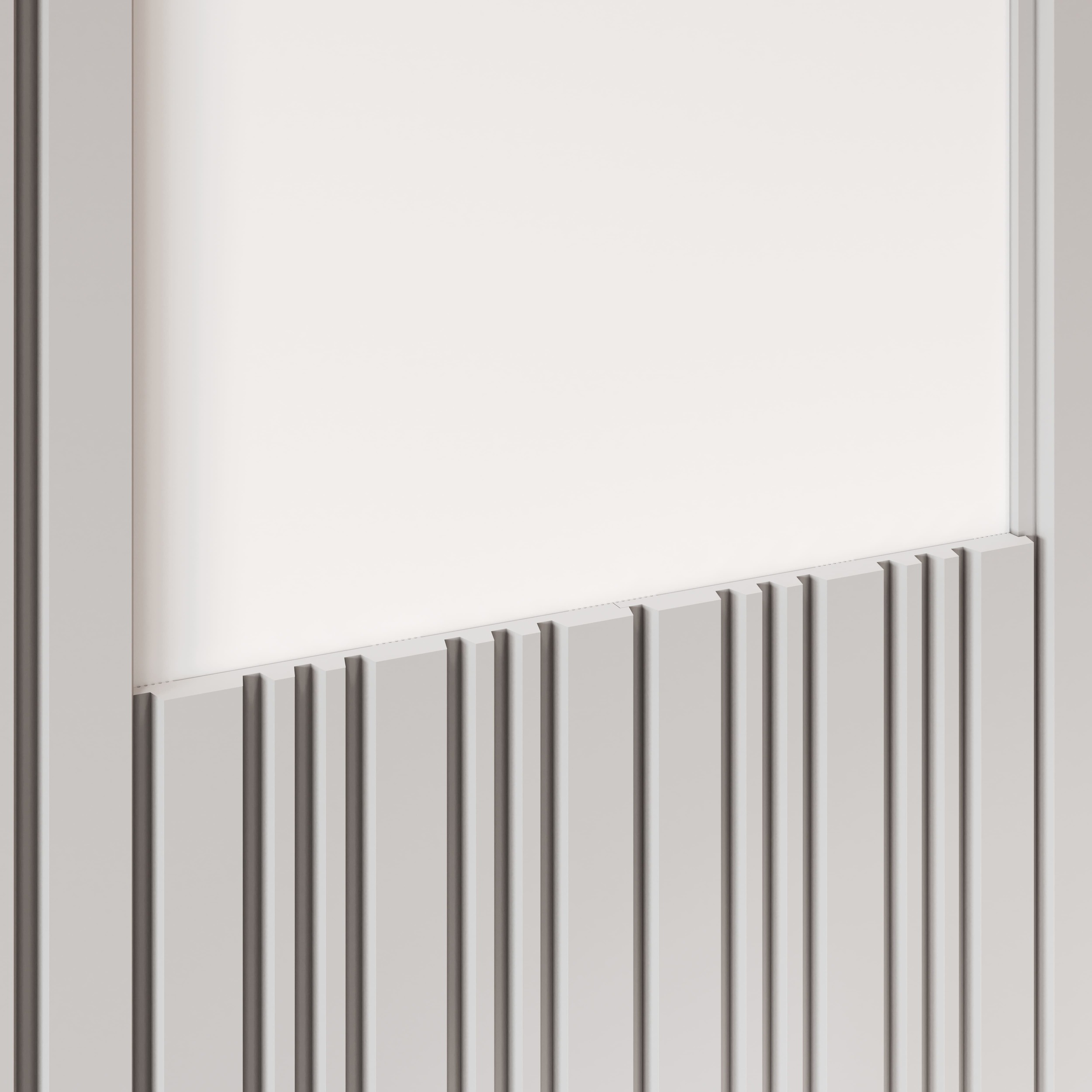 Стеновая панель под покраску Cosca Decor RP021 2800×156×12 фото в интерьере