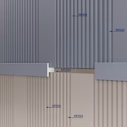 Стеновая панель под покраску Cosca Decor RP022 2800×156×12