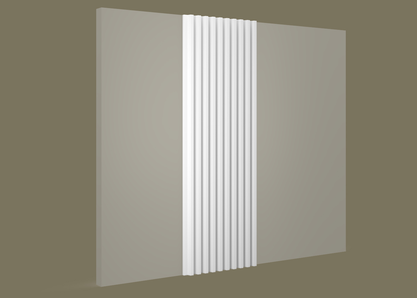 Стеновая панель под покраску Cosca Decor RP022 2800×156×12