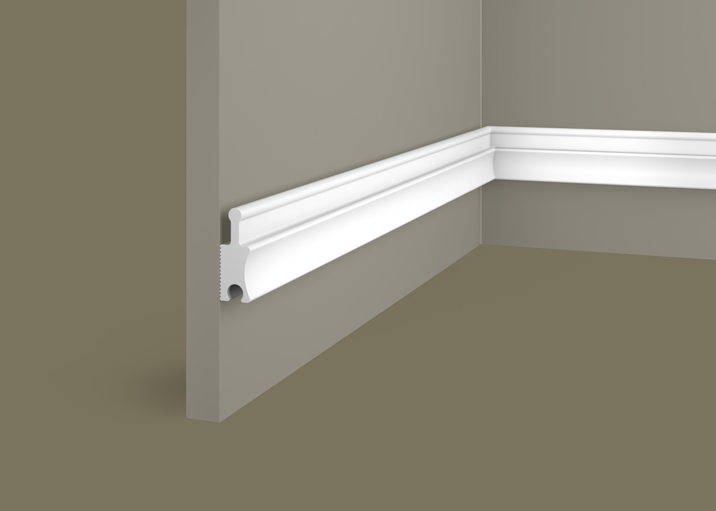 Стеновая панель под покраску Cosca Deco RX008 наборная 2800×50×18