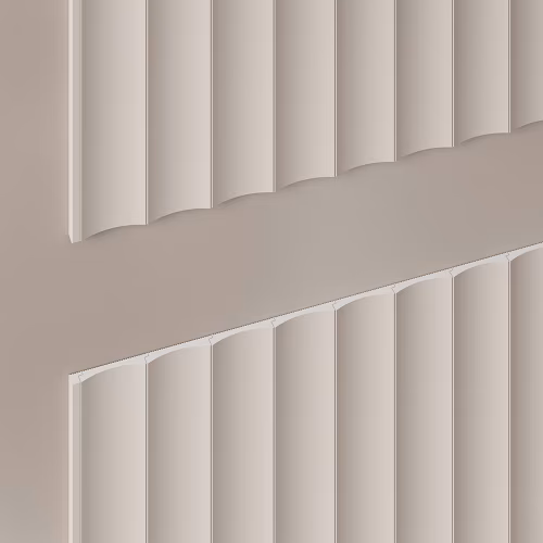 Стеновая панель под покраску Cosca Decor RX006 наборная 2800×62×12