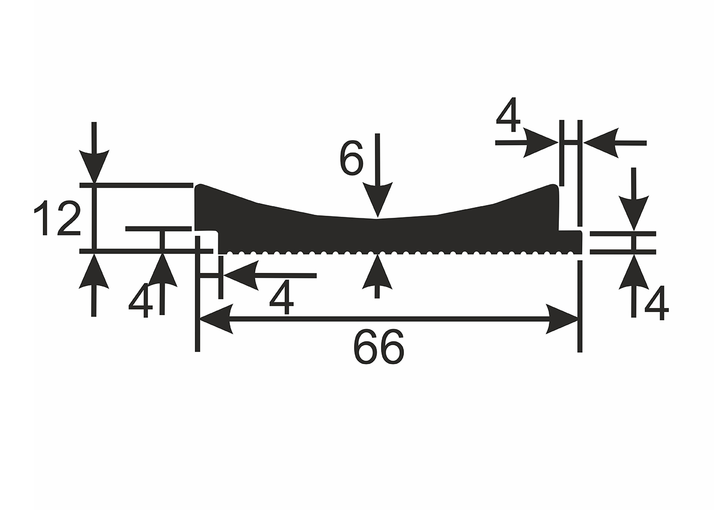 Стеновая панель под покраску Cosca Deco RX006 наборная 2800×62×12