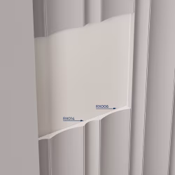 Стеновая панель под покраску Cosca Decor RX014 наборная 2800×31×12