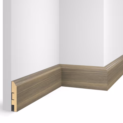 Плинтус МДФ ламинированный Cosca Decor NanoFlex EP07 Дуб Классический 2400×80×16