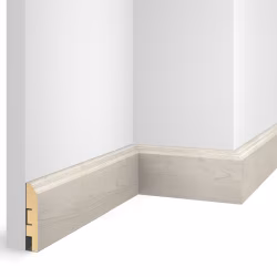 Плинтус МДФ ламинированный Cosca Decor NanoFlex EP07 Дуб Перламутровый 2400×80×16