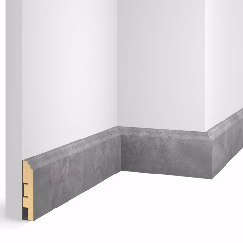 Плинтус МДФ Cosca Decor Экошпон VP07 Бетон 2400×80×16
