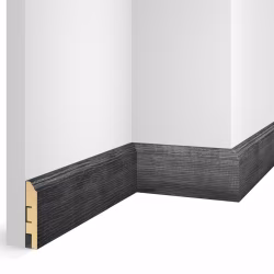 Плинтус МДФ Cosca Decor Экошпон WP07 Дуб Графит 2400×80×16