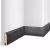 Плинтус МДФ Cosca Decor Экошпон WP07 Дуб Графит 2400×80×16