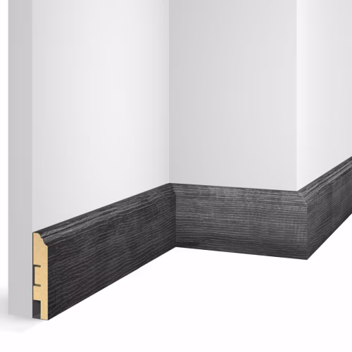 Плинтус МДФ Cosca Decor Экошпон WP07 Дуб Графит 2400×80×16