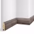 Плинтус МДФ Cosca Decor Экошпон WP07 Дуб Девон 2400×80×16