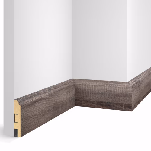 Плинтус МДФ Cosca Decor Экошпон WP07 Дуб Девон 2400×80×16