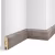 Плинтус МДФ Cosca Decor Экошпон WP07 Дуб Дымчатый 2400×80×16