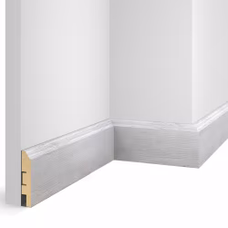 Плинтус МДФ Cosca Decor Экошпон WP07 Дуб Серый 2400×80×16