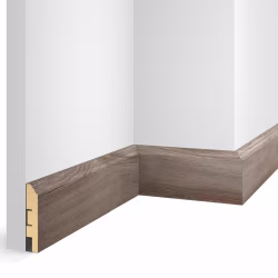 Плинтус МДФ Cosca Decor Экошпон WP07 Дуб Шелковый 2400×80×16
