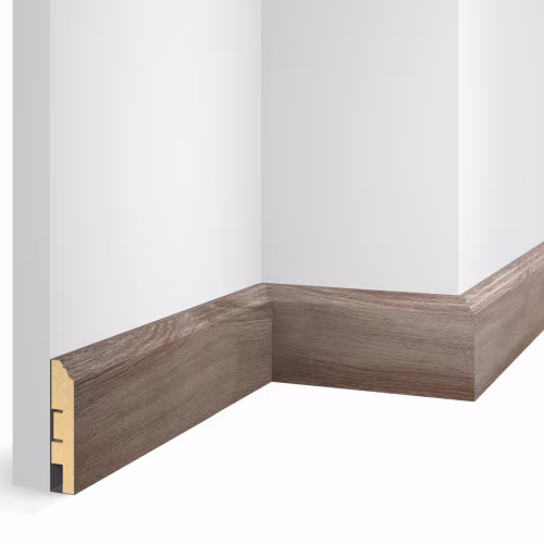 Плинтус МДФ Cosca Decor Экошпон WP07 Дуб Шелковый 2400×80×16