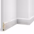 Плинтус МДФ Cosca Decor Экошпон WP07 Дуб Эффект светло-серый 2400×80×16