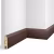 Плинтус МДФ Cosca Decor Экошпон WP07 Ясень Коньяк 2400×80×16