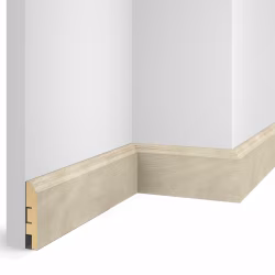 Плинтус МДФ Cosca Decor Экошпон WP07 Ясень Кристалл 2400×80×16
