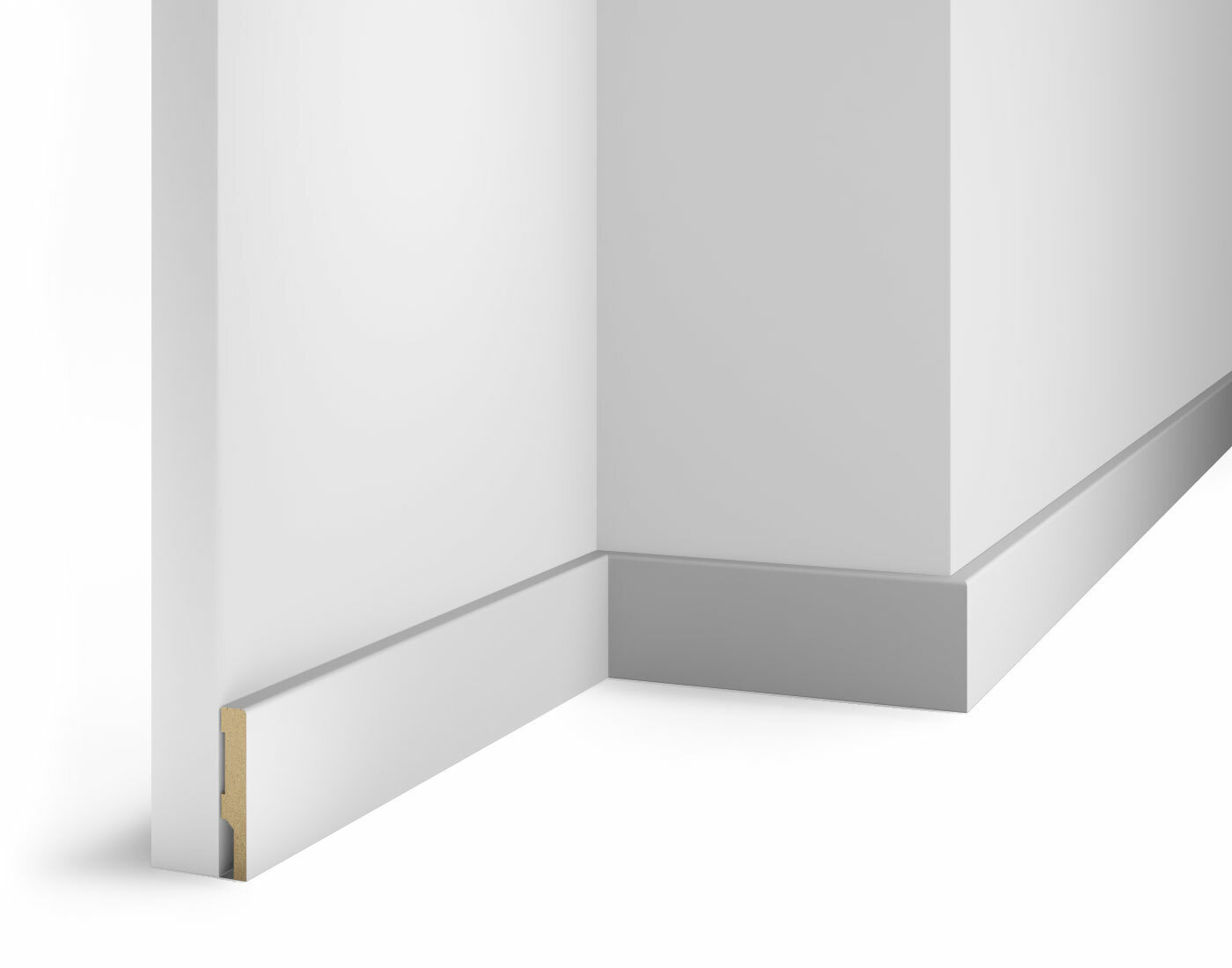 Плинтус МДФ под покраску Cosca Decor AP71 2400×58×10