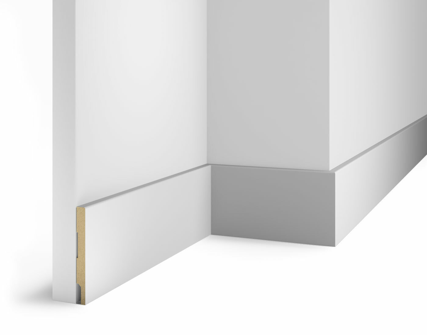 Плинтус МДФ под покраску Cosca Decor AP73 2400×95×10