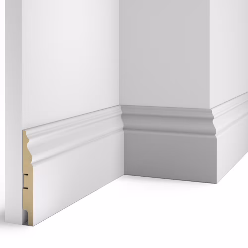 Плинтус МДФ под покраску Cosca Decor AP20 2400×125×16