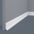 Плинтус под покраску Cosca Decor Экополимер PL001 2000×40×12