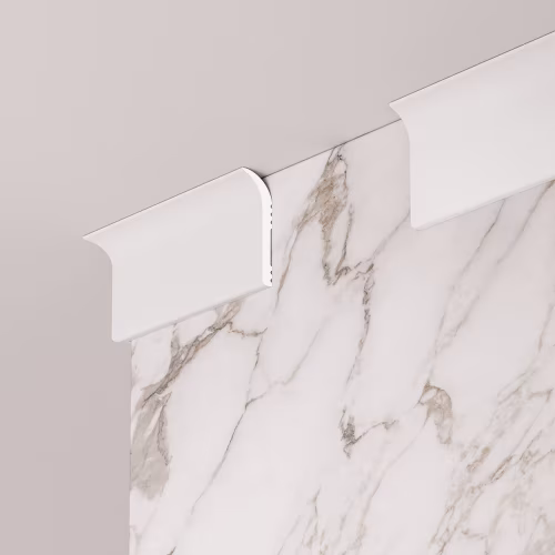 Плинтус под покраску Cosca Decor Экополимер PL001 2000×40×12