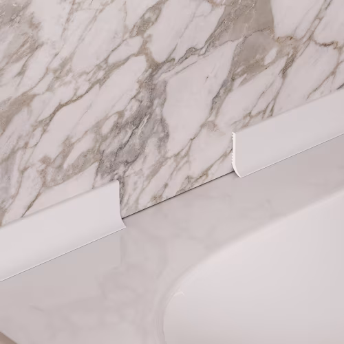 Плинтус под покраску Cosca Decor Экополимер PL001 2000×40×12