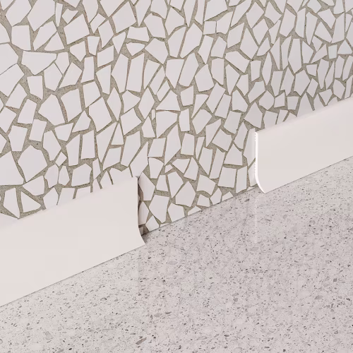 Плинтус под покраску Cosca Decor Экополимер PL002 2000×60×16