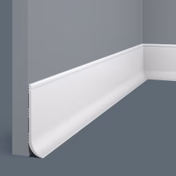 Плинтус под покраску Cosca Decor Экополимер PL003 2000×80×18