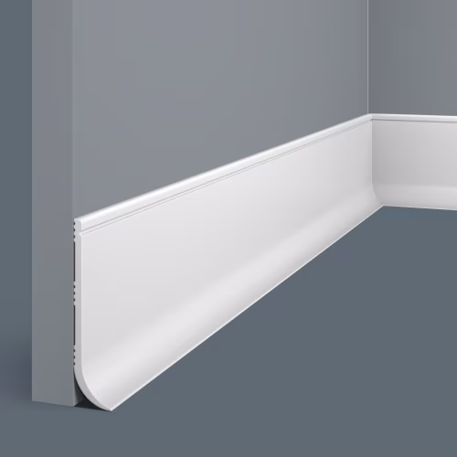 Плинтус под покраску Cosca Decor Экополимер PL003 2000×80×18