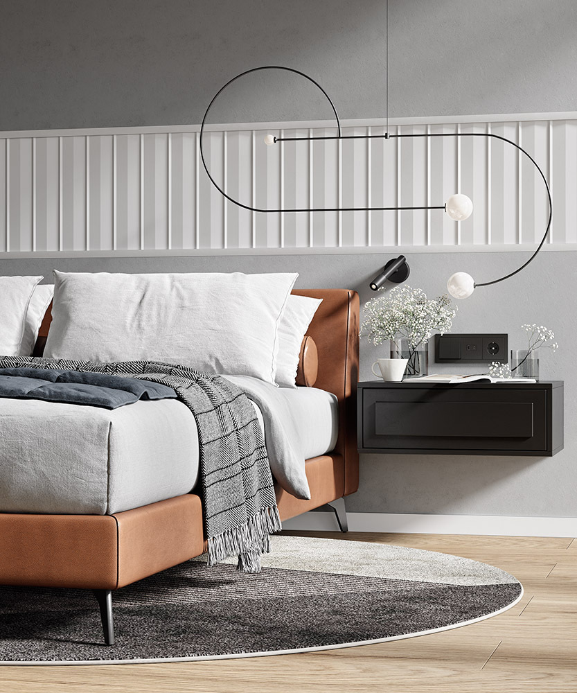 Плинтус под покраску Cosca Decor Экополимер PX045 2000×63×16 фото в интерьере