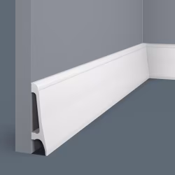 Плинтус под покраску Cosca Decor Экополимер PX018 2000×80×20
