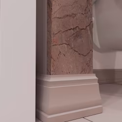 Плинтус под покраску Cosca Decor Экополимер PX024 2000×80×14