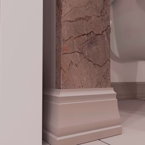 Плинтус под покраску Cosca Decor Экополимер PX024 2000×80×14