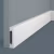 Плинтус под покраску Cosca Decor Экополимер PX050 2000×65×15